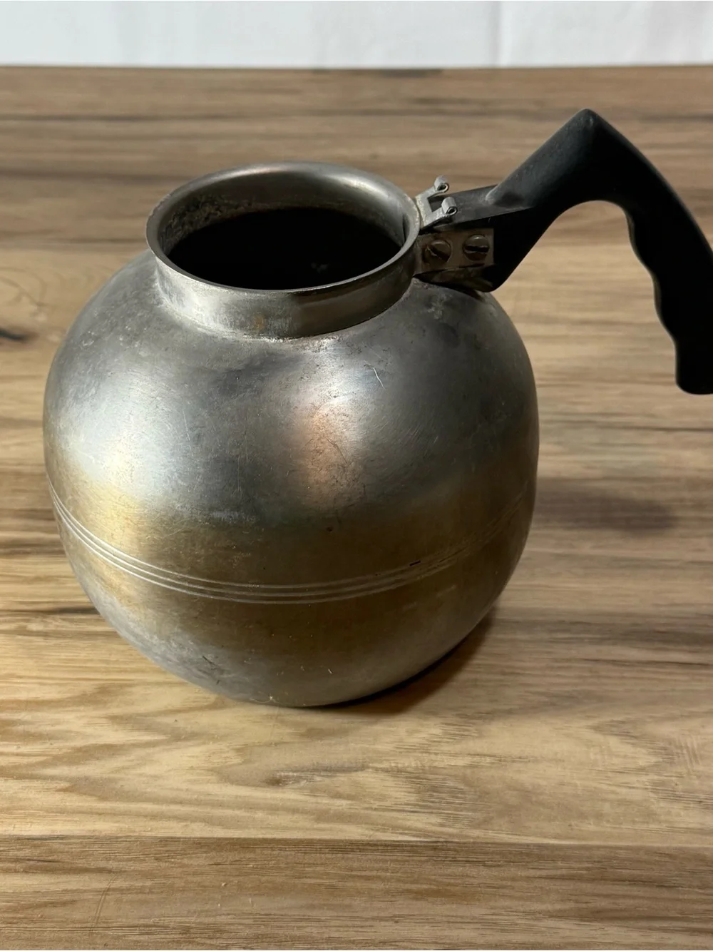 Vintage Stainless Steel Kettle Tea/Coffeepot Nicro USA Chicago 1512B  Art Deco